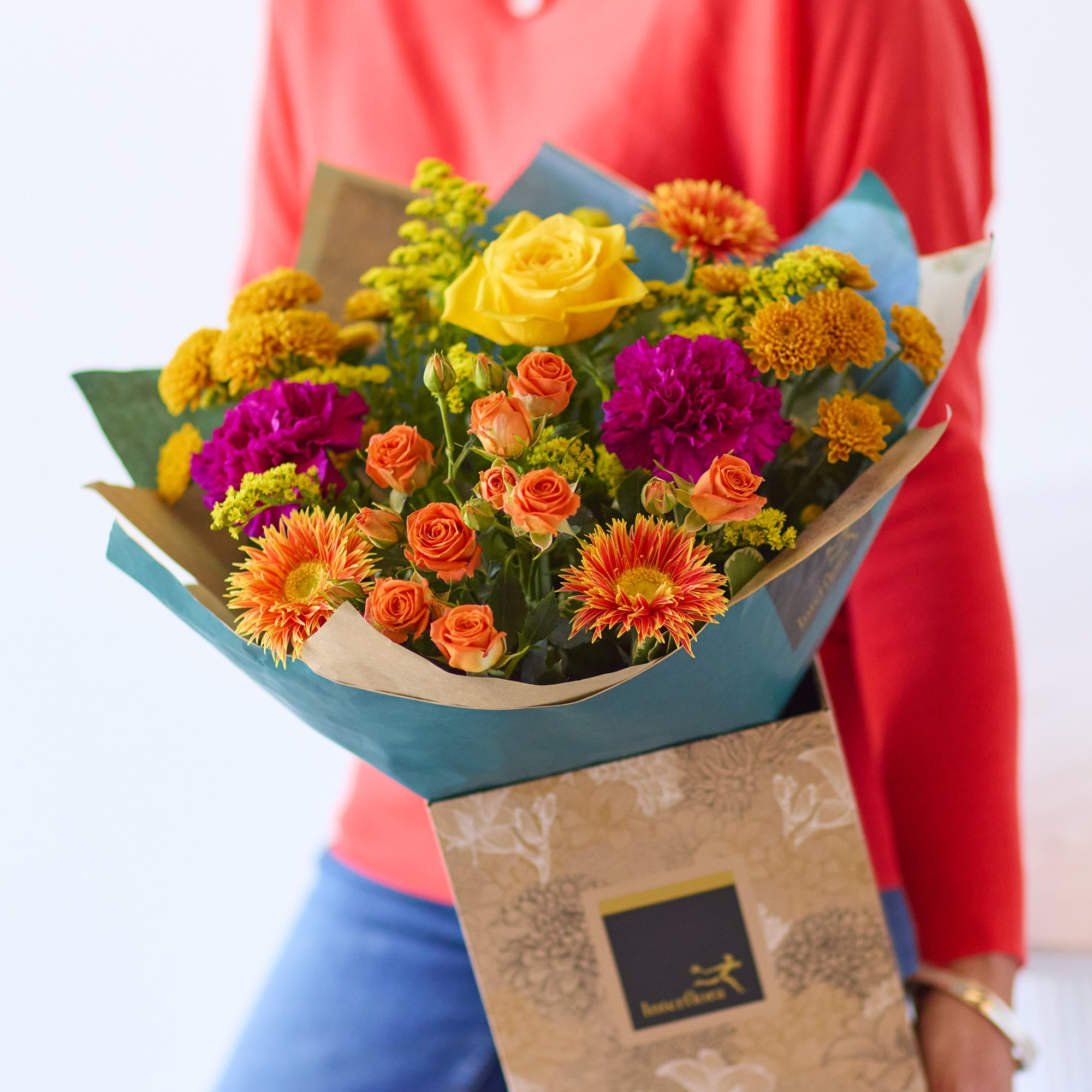 Click to view product details and reviews for Classic Autumn Bouquet Without Lilies.