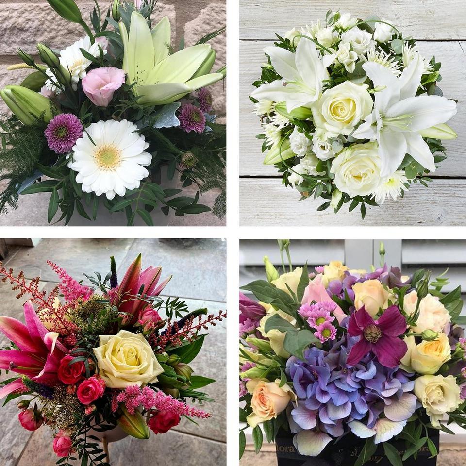 Image 2 of 5 of Arrangement made with the finest flowers