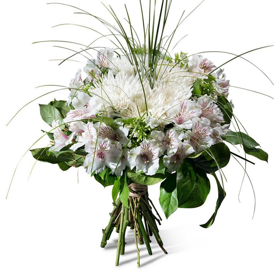 Image 1 of 1 of Condolence Bouquet in White Shades