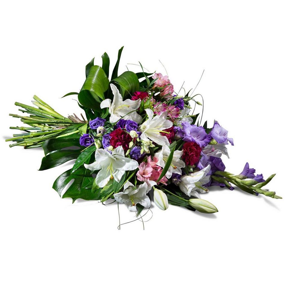 Image 1 of 1 of Horizontal Bouquet in Mauve Shades