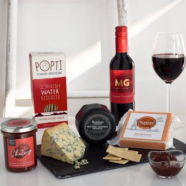 Gourmet Goodness Cheese & Wine Hamper