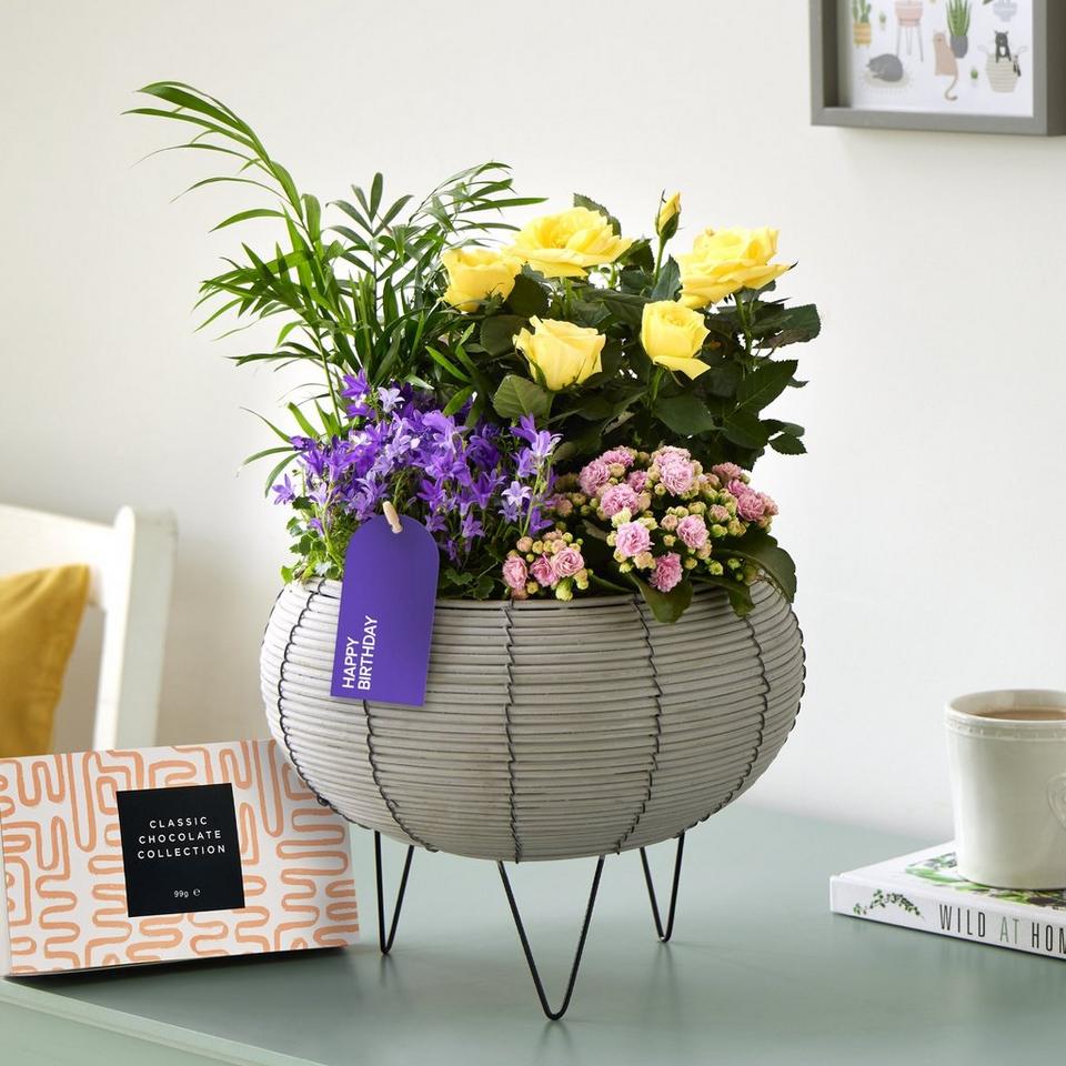 Beautiful Birthday Basket with Chocolates