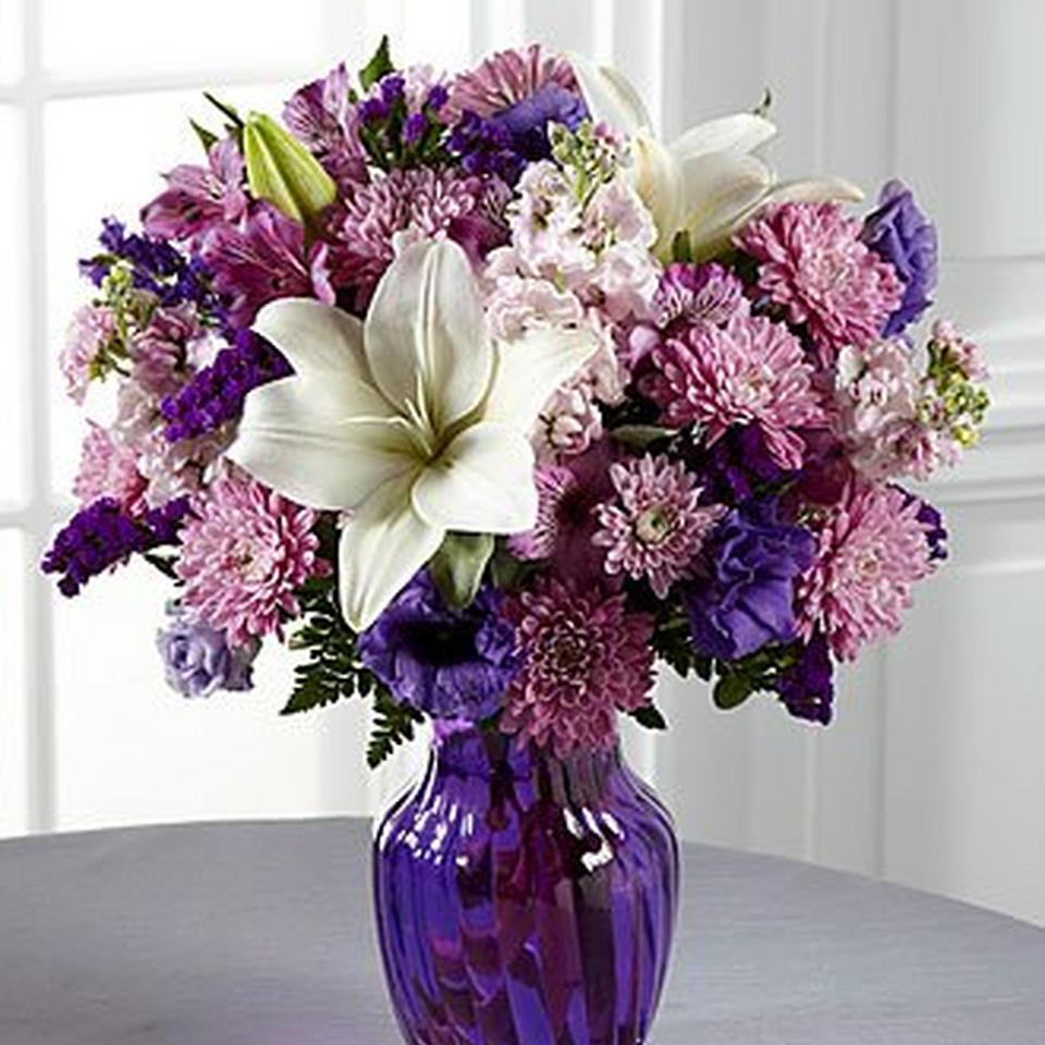 Image 1 of 1 of C17-5187 The FTD® Shades of Purple™ Bouquet