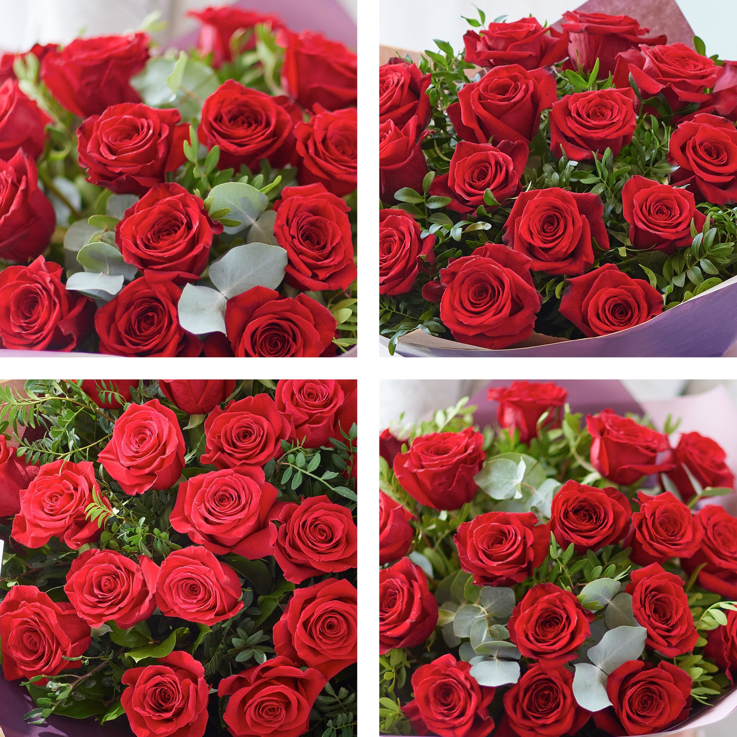 Image 2 of 4 of 18 Sumptuous Anniversary Red Roses