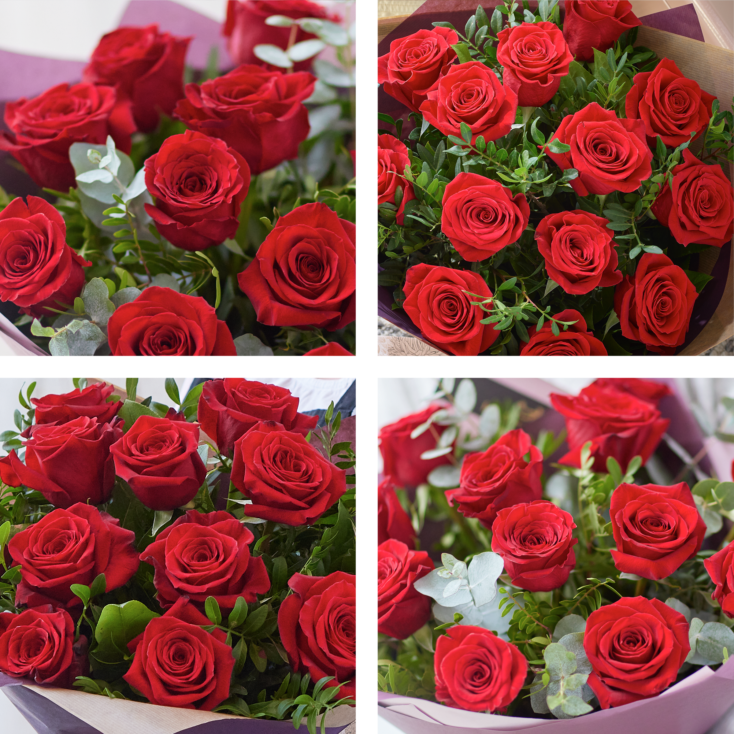 Image 2 of 4 of Dozen Luxury Red Roses