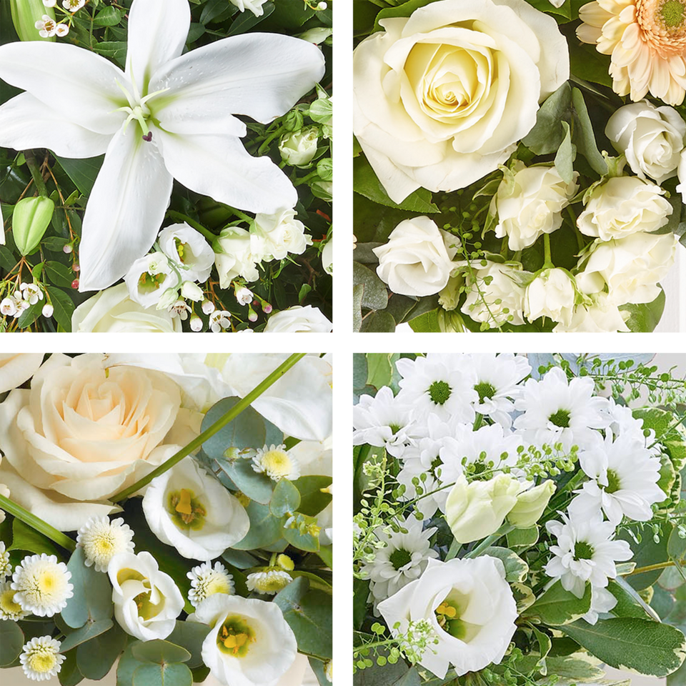 Image 2 of 4 of Neutral Bouquet in a Vase