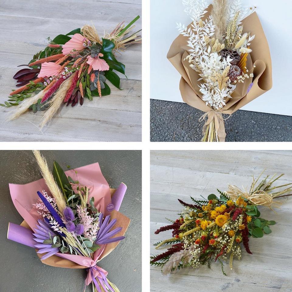 Every arrangement is unique and seasonal