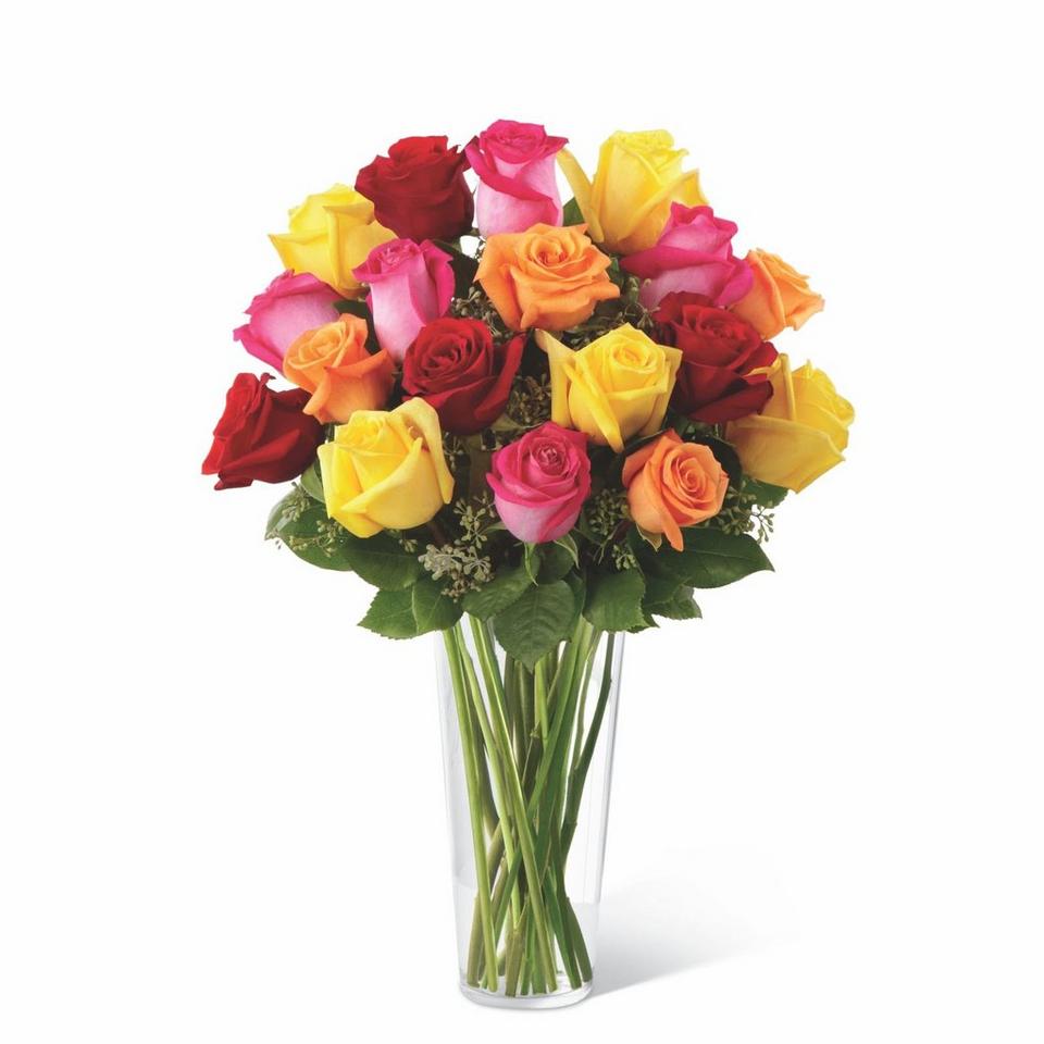 Image 1 of 1 of The FTD Bright Spark Rose Bouquet E4-4809