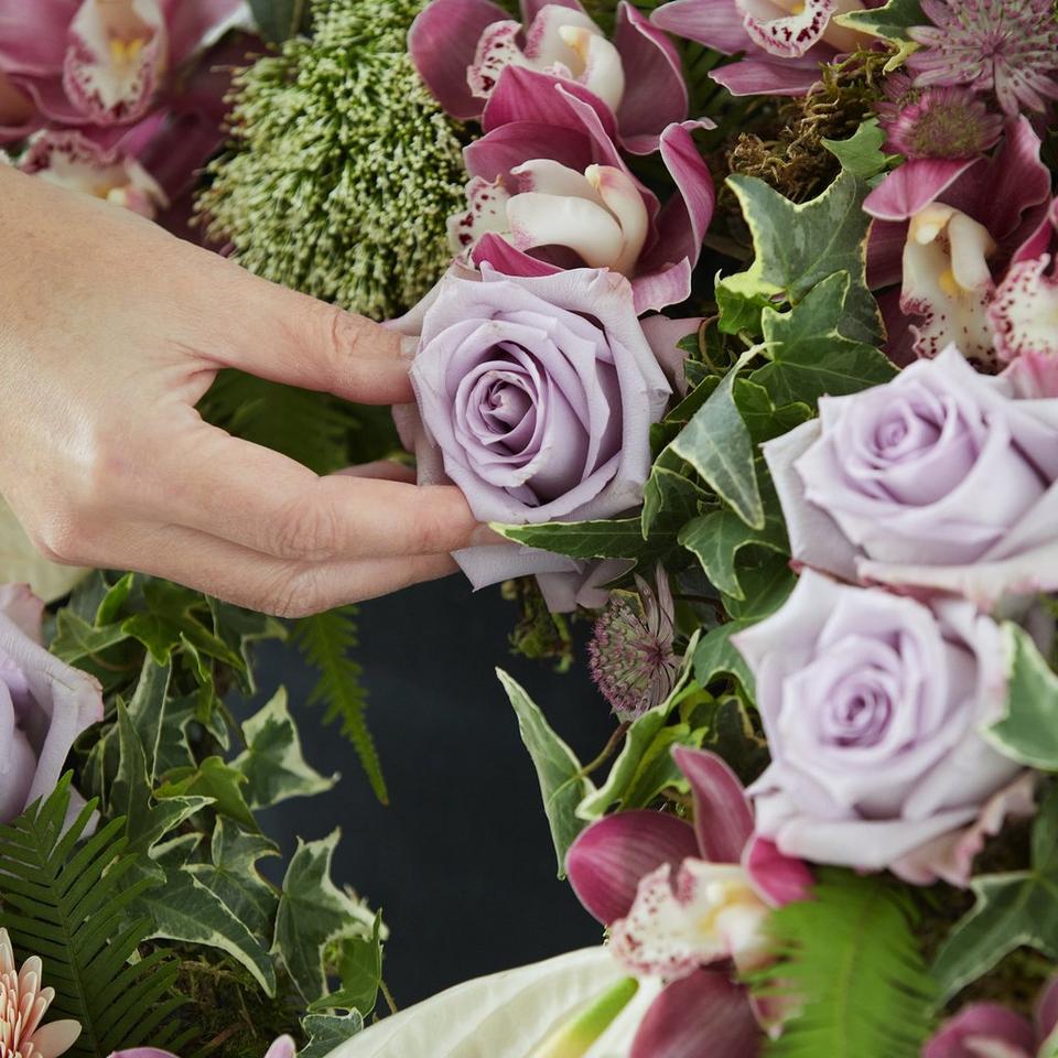 Crafted by a local florist