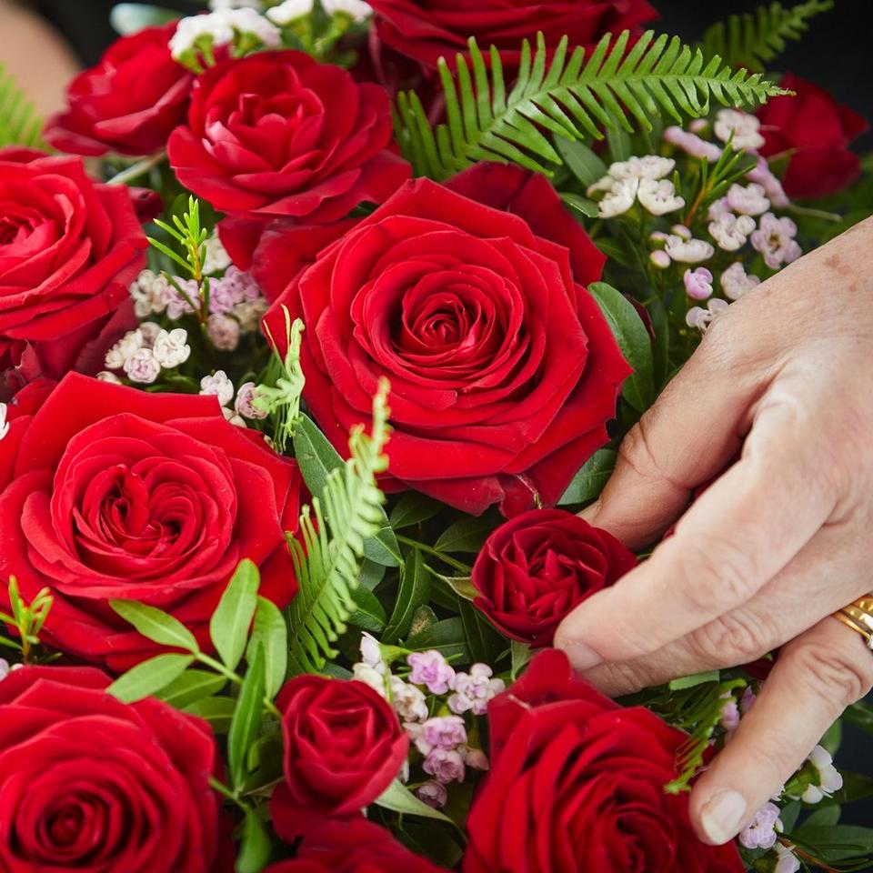 Created with love by a local florist