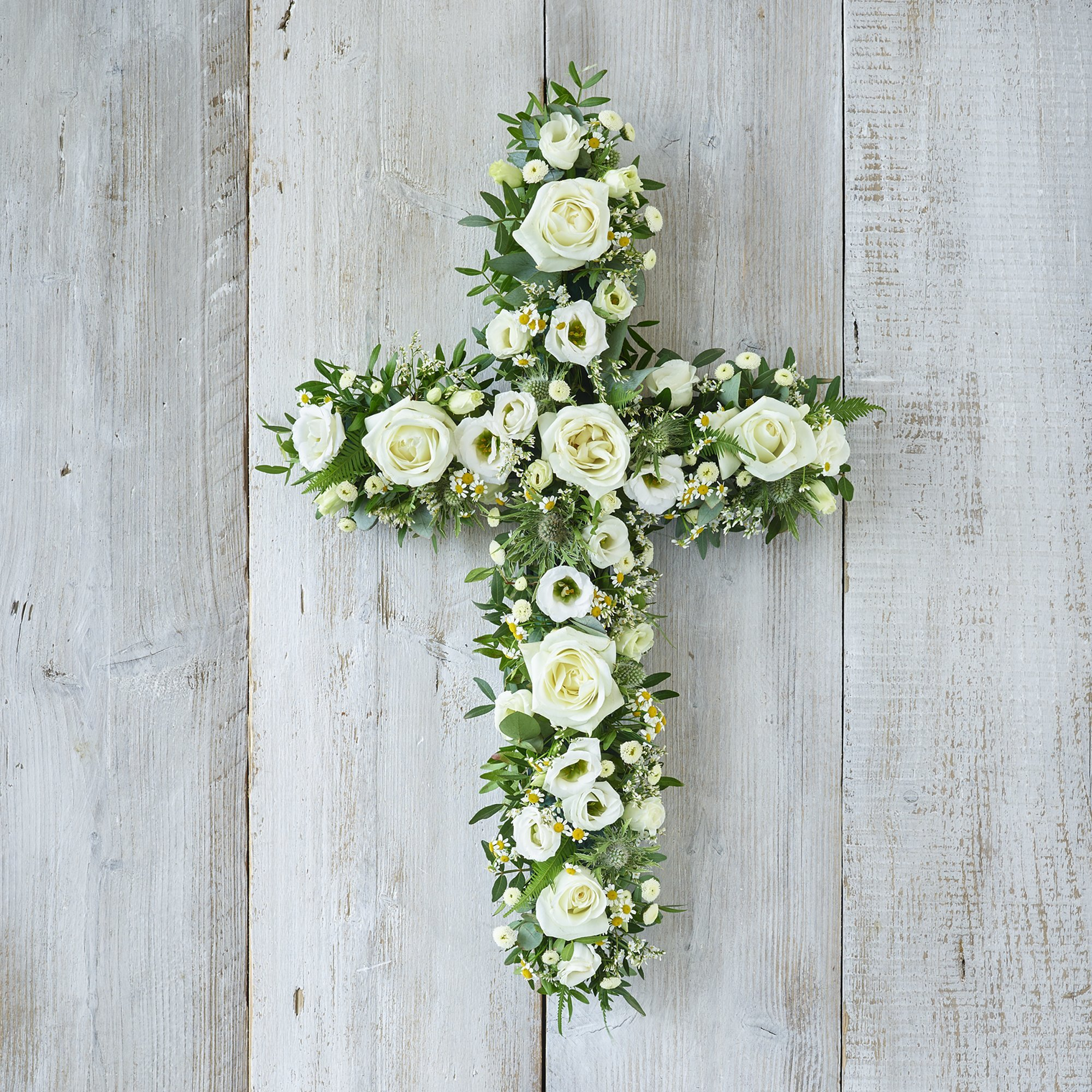 White and Green Cross image