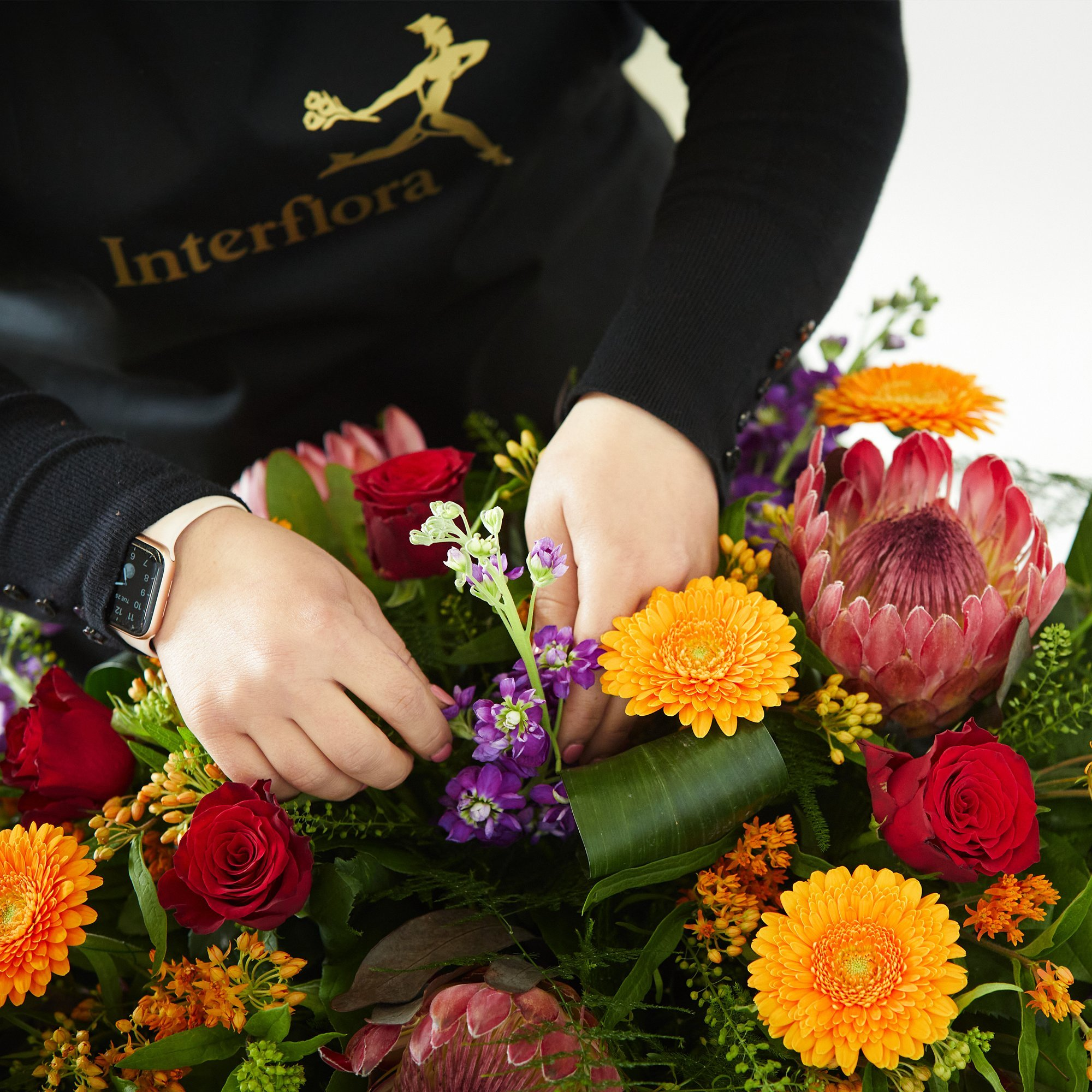 Crafted by a local florist