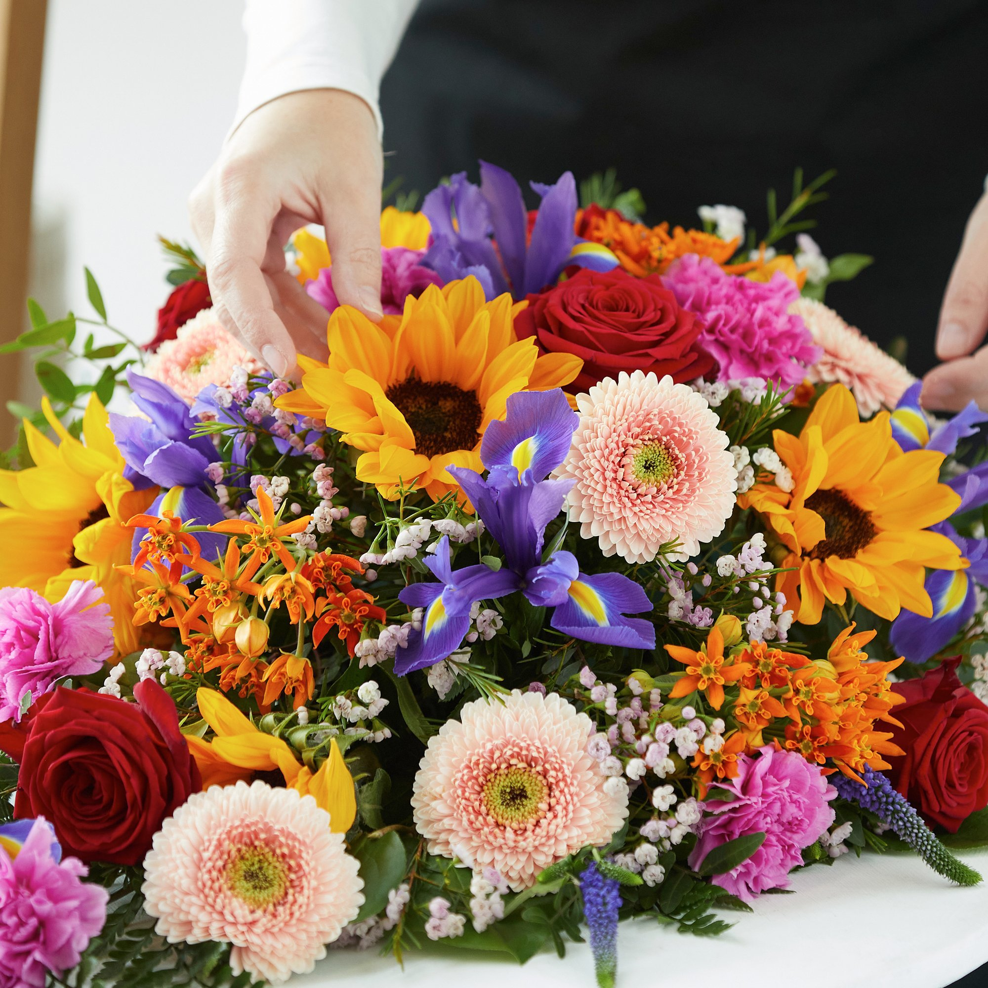 Crafted by a local florist