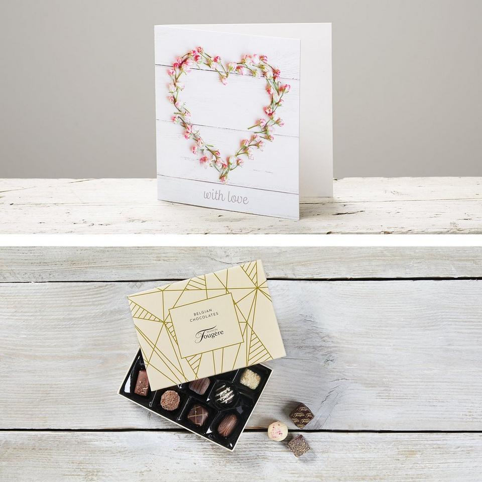 Image 5 of 6 of Get Well gift set with chocolates and card