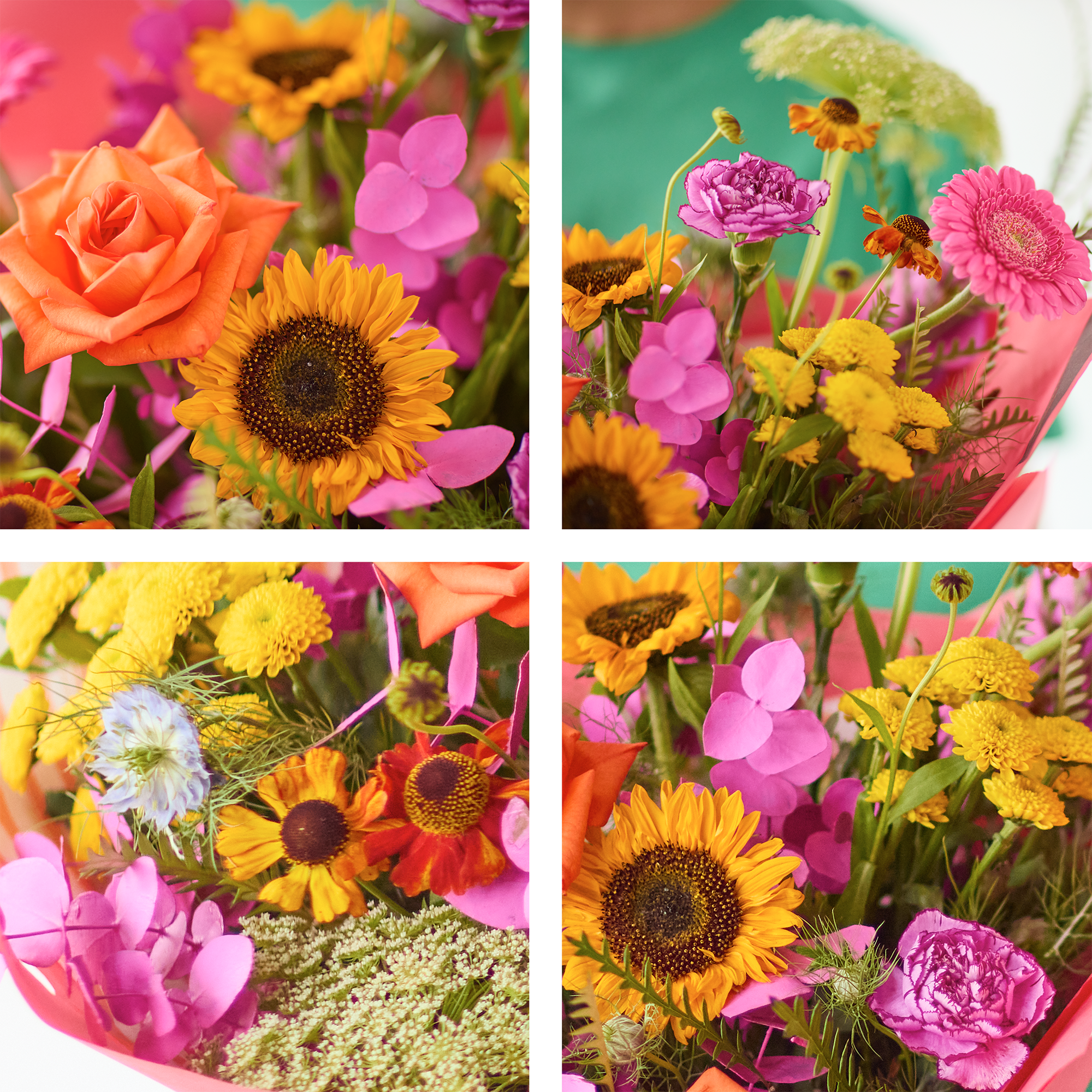 Image 2 of 4 of Summer Radiance Trending Bouquet Without Lilies