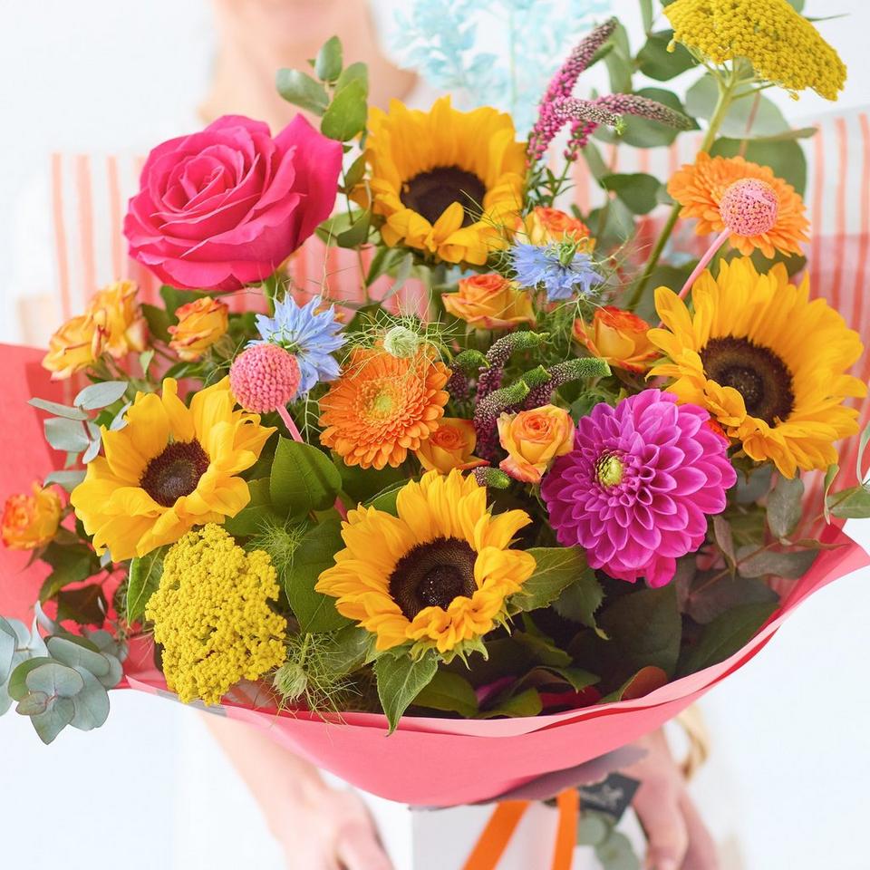 Luxury Summer Trending Bouquet with Sunflowers