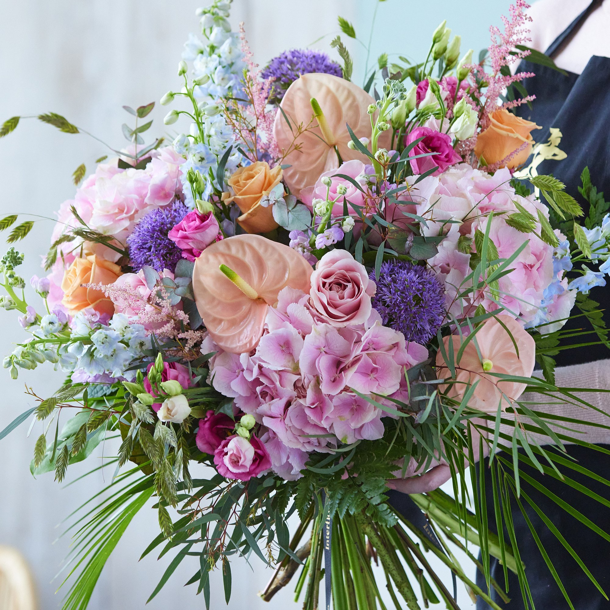 Hand-tied bouquet made with the finest flowers image