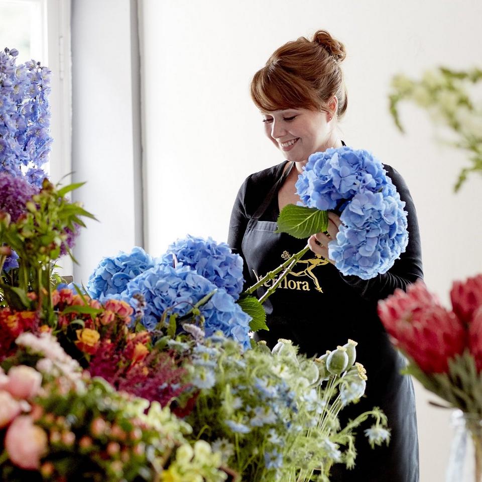 Image 4 of 5 of Hand-tied bouquet made with the finest flowers