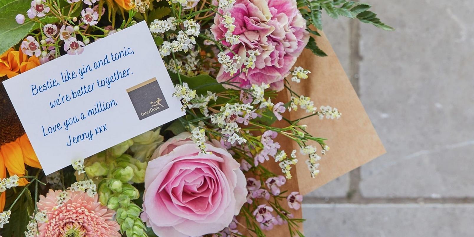 Interflora-bouquet-pinks-with-card