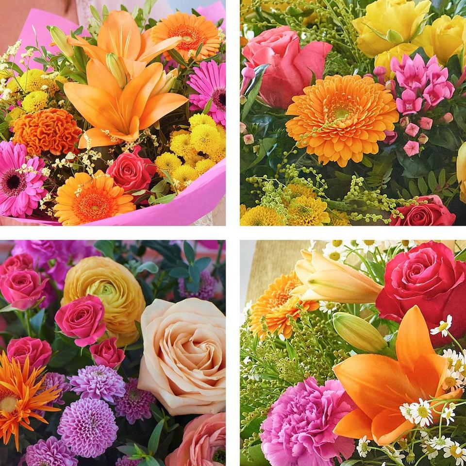 Image 2 of 4 of Mother's Day Bright Bouquet Bundle