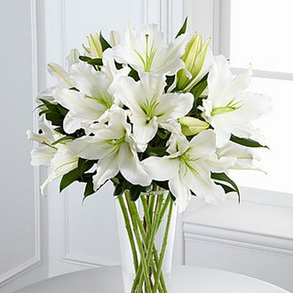 Image 1 of 1 of S4-4443 The FTD® Light in Your Honor™ Bouquet