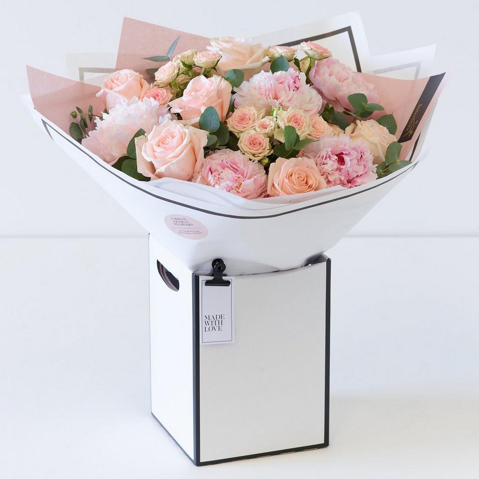 Image 3 of 4 of Luxury Beautifully Simple Peony Bouquet