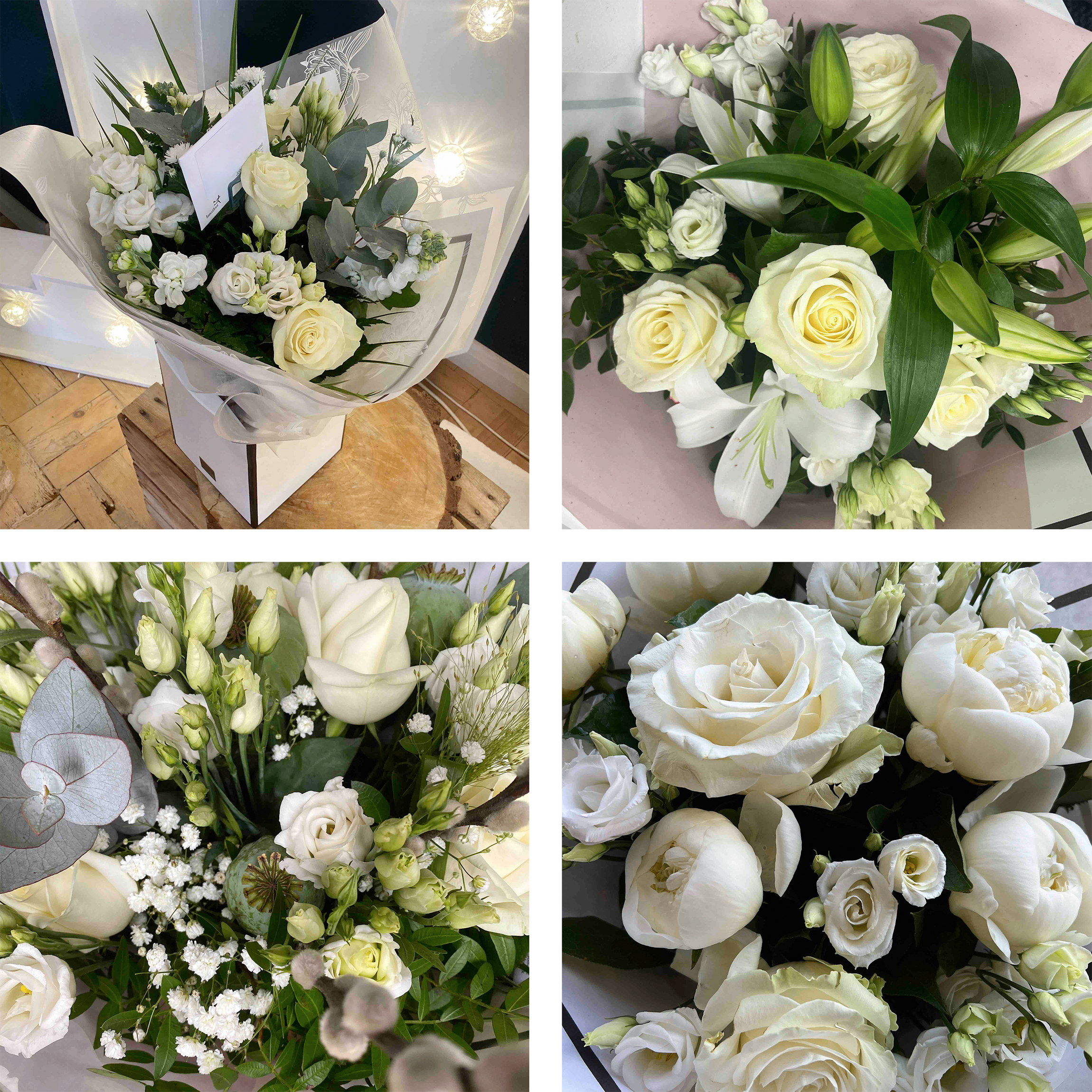 Image 2 of 6 of White Flower Bouquet