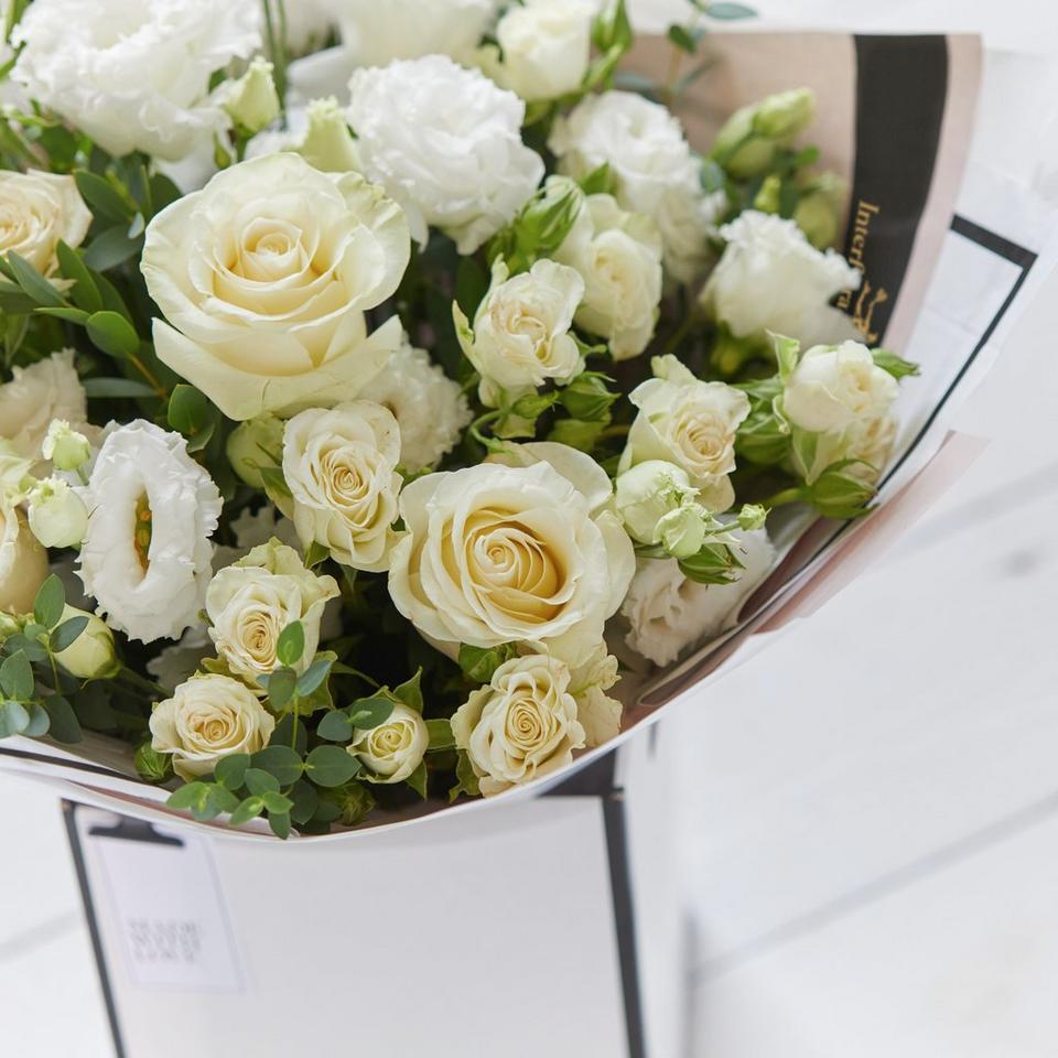 Image 4 of 6 of White Flower Bouquet