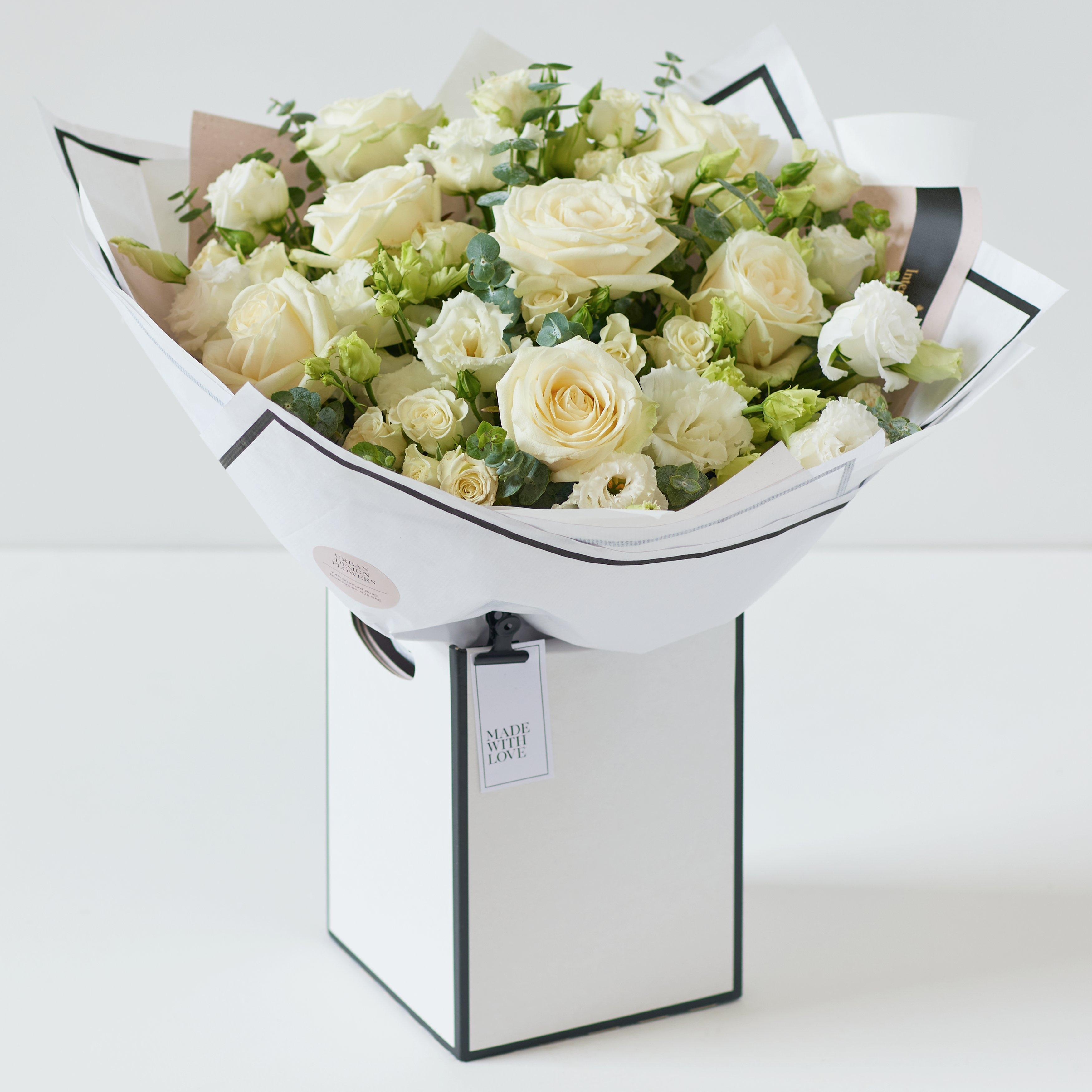Luxury White Flower Bouquet image