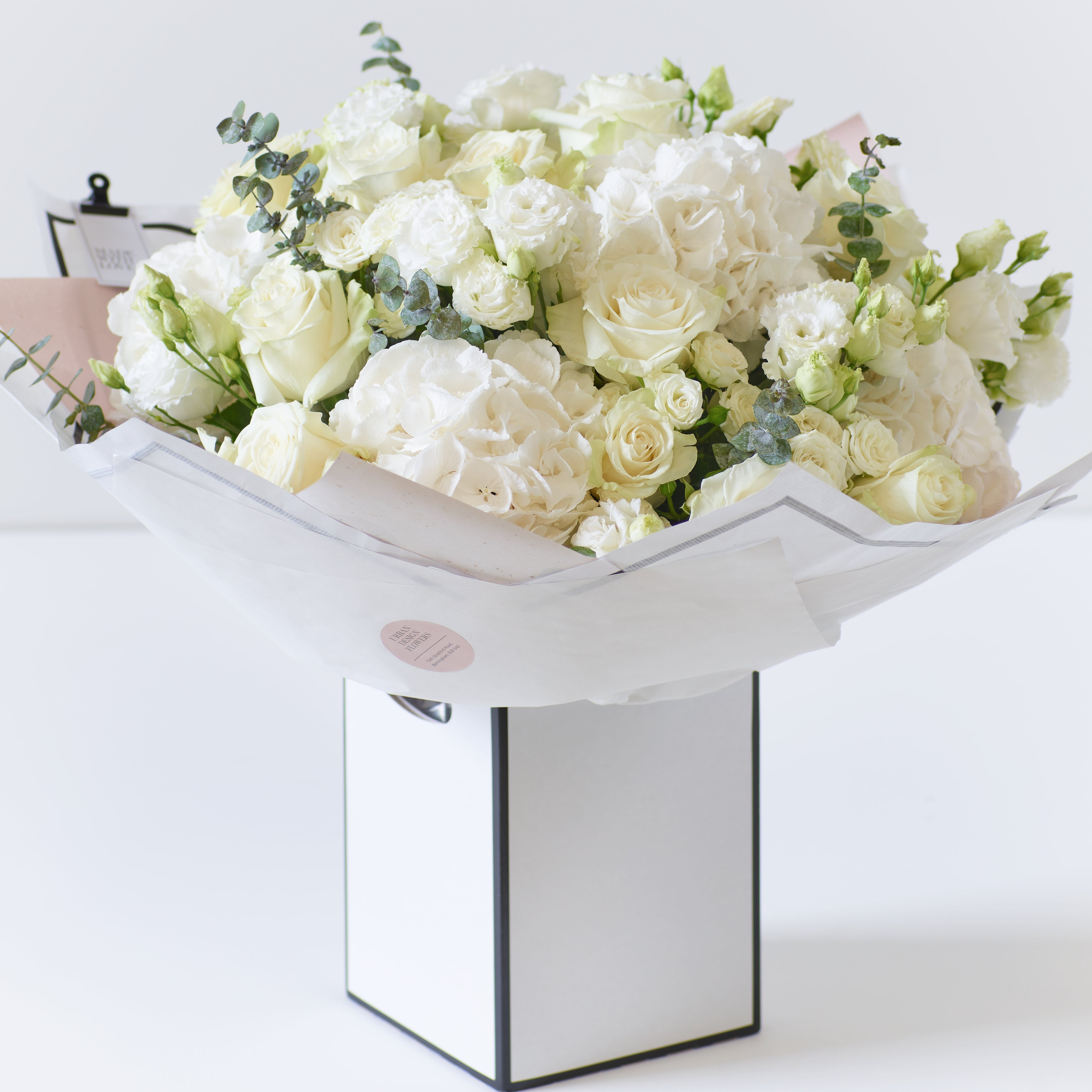 Showstopper White Flower Bouquet image