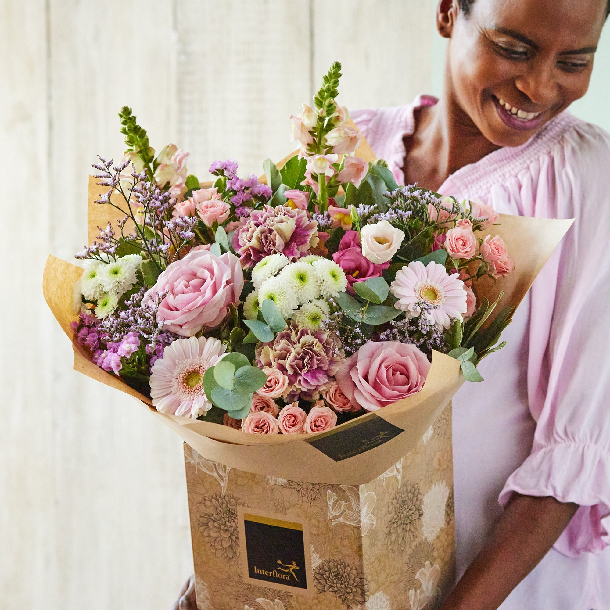 Luxury Bespoke Pastel Thinking of You Bouquet image