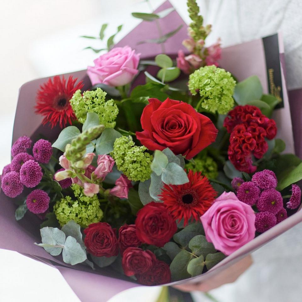 Image 1 of 4 of Sumptuous Valentine's Mixed Bouquet