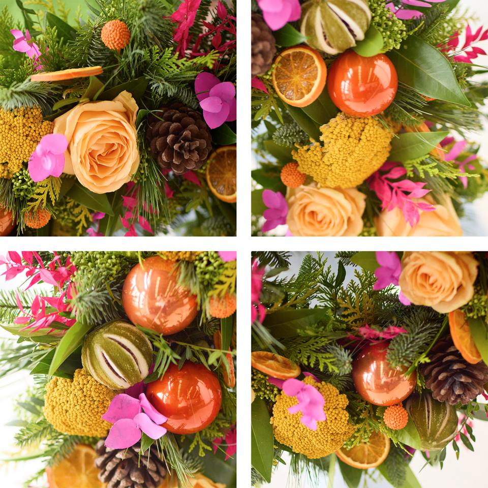 Image 2 of 4 of Vibrant & Joyful Festive Wreath