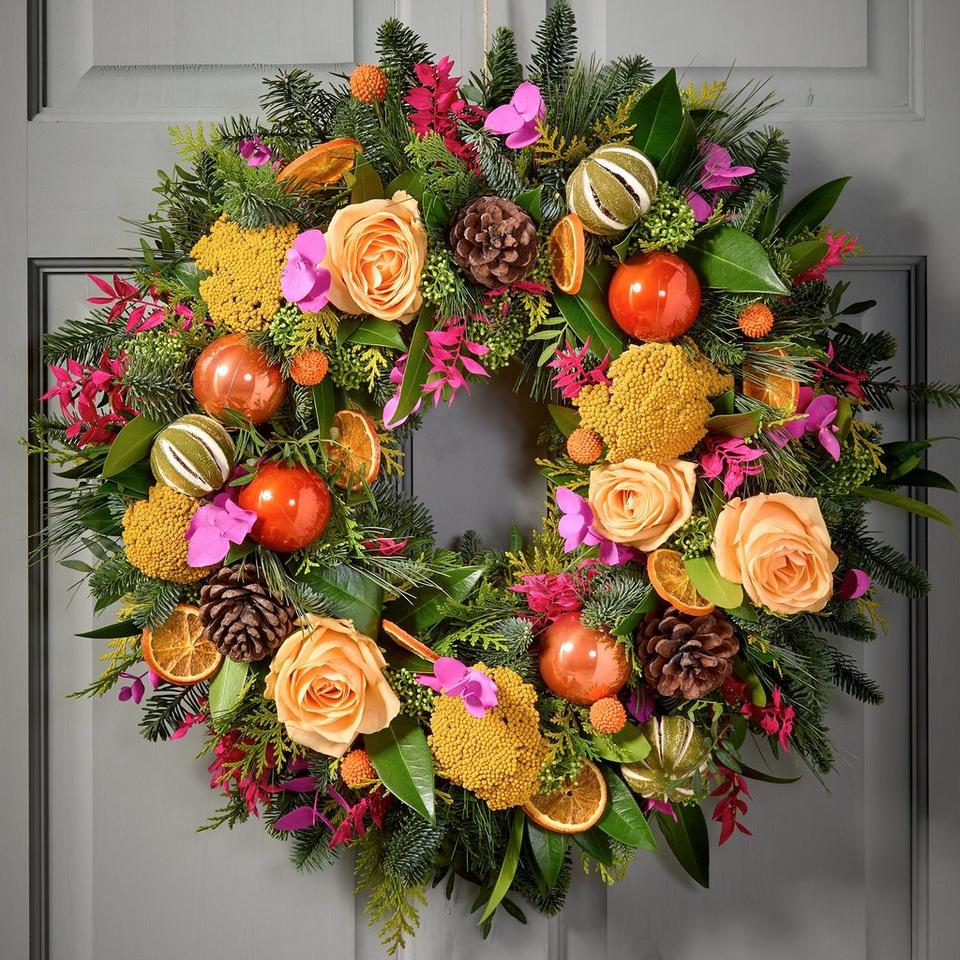 Image 3 of 4 of Vibrant & Joyful Festive Wreath