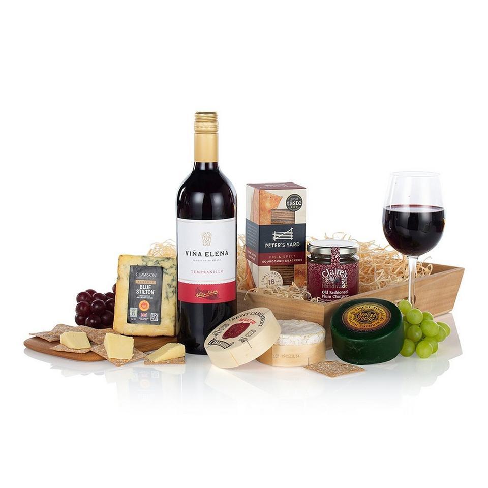 Image 1 of 1 of Cheese & Wine Basket