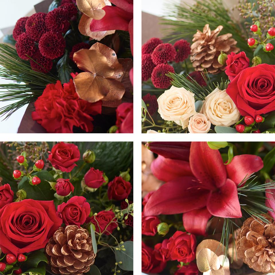 Image 2 of 4 of Christmas Bouquet with Chocolates