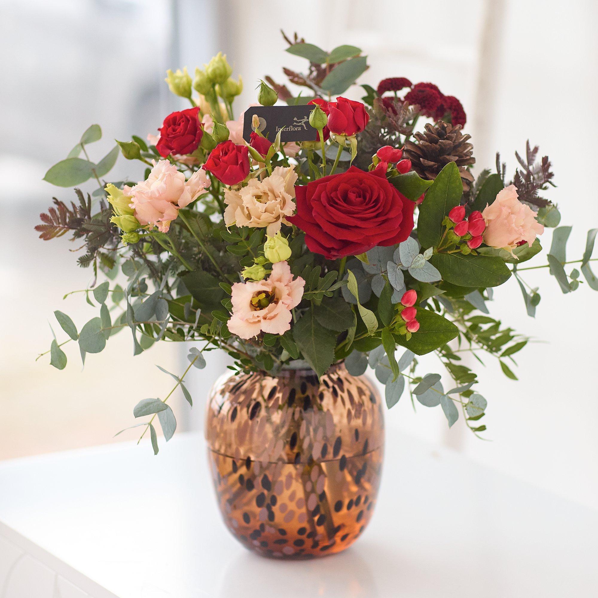 Classic Christmas Vase Christmas Flowers Interflora