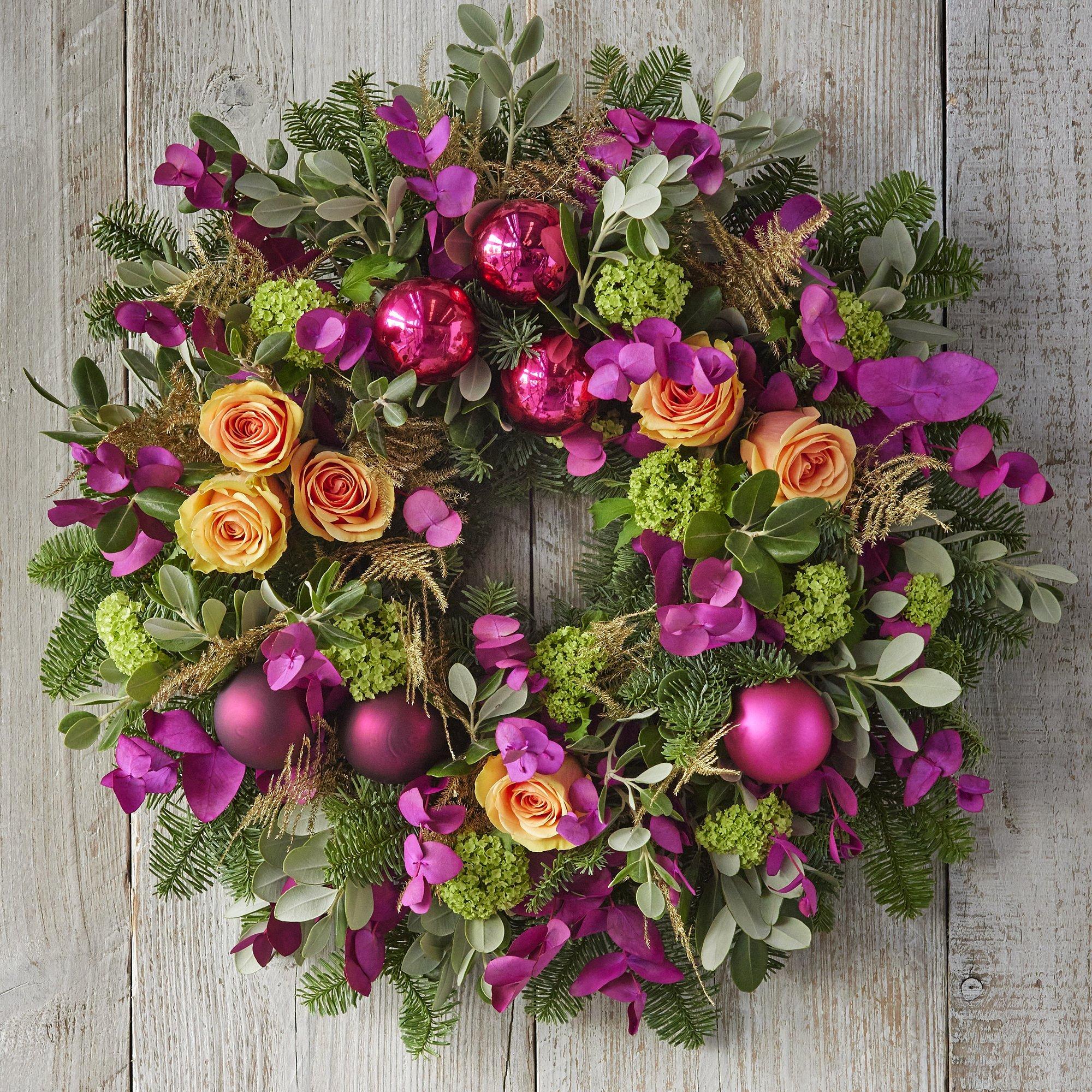 Real Christmas Wreaths Luxury Door Wreath Interflora