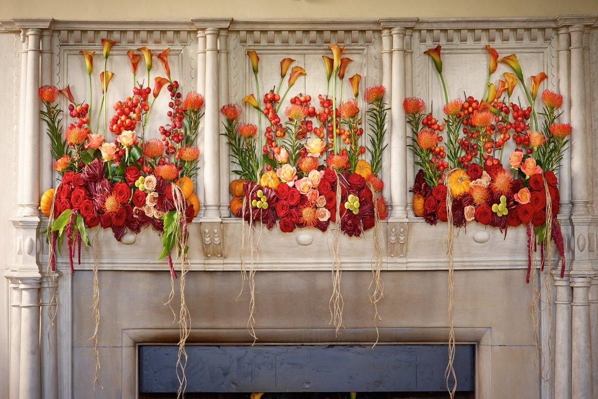 autumn-woodland-mantlepiece-arrangements