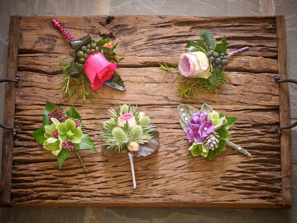 buttonholes-pink-purple-roses