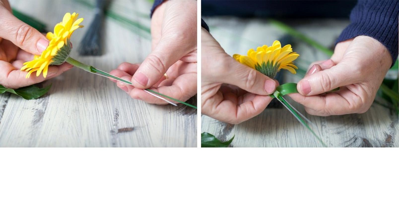 how to make a flower crownstep2 