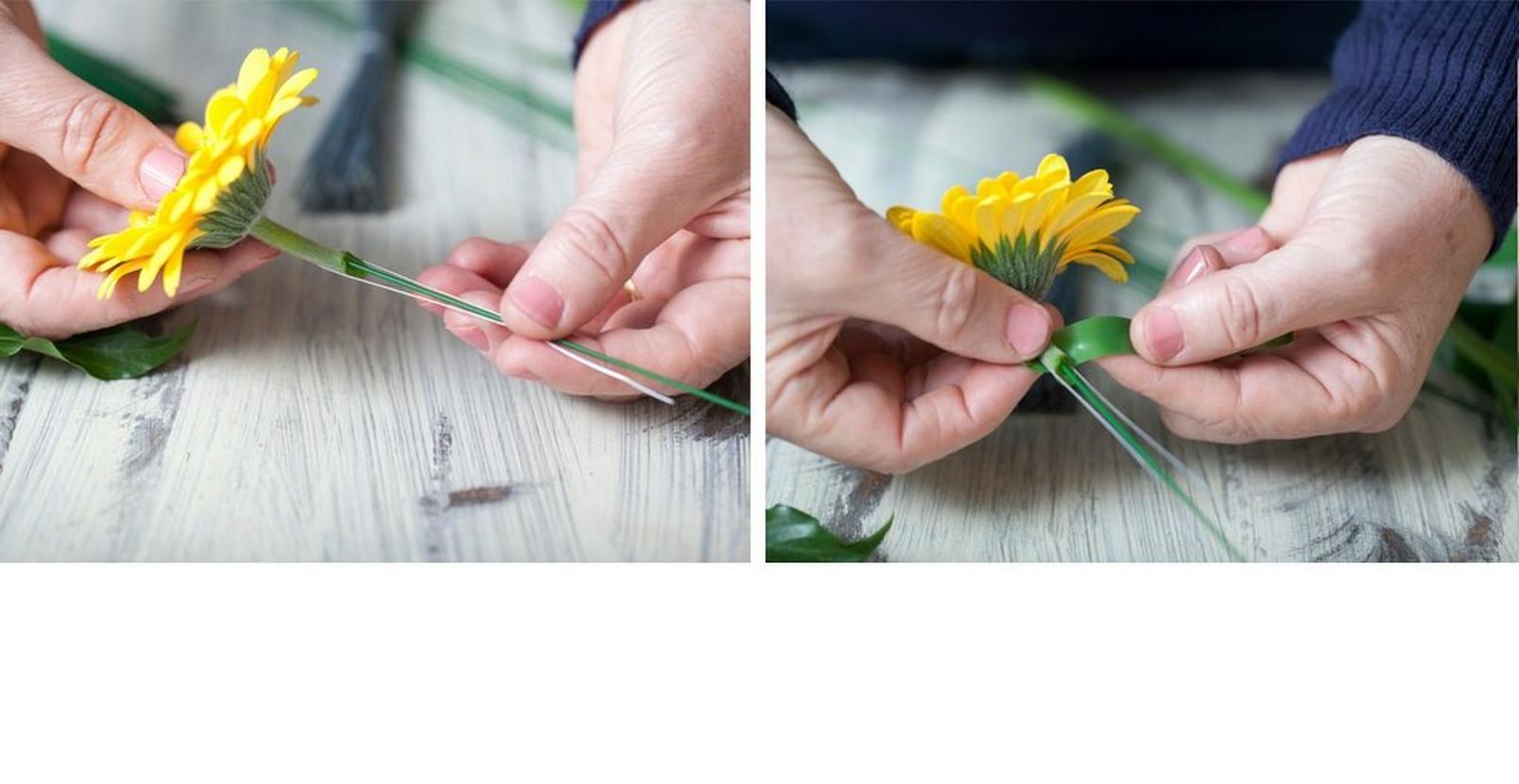 how to make a flower crownstep2 