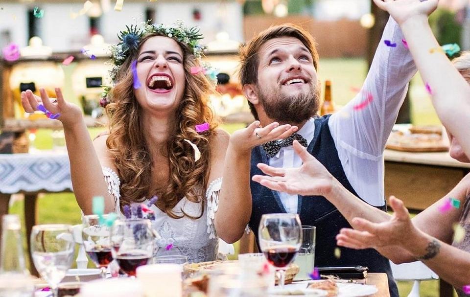 woman-and-man-wedding-wishes-party-crop